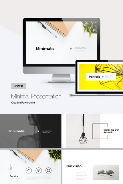 Kit Graphique #72033 Portfolio Powerpoint Divers Modles Web - Logo template Preview