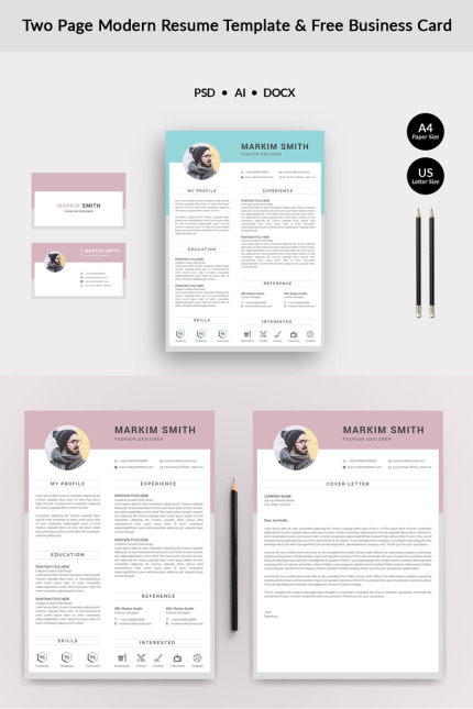 Kit Graphique #73474 Resume Cv Divers Modles Web - Logo template Preview