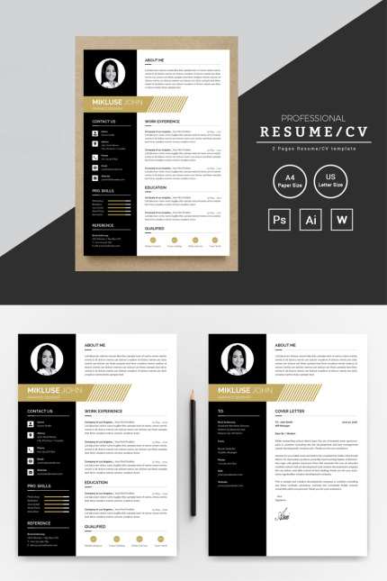 Kit Graphique #73475 Resume Cv Divers Modles Web - Logo template Preview