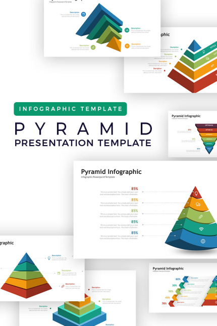 Kit Graphique #73557 Pyramid Infographic Divers Modles Web - Logo template Preview