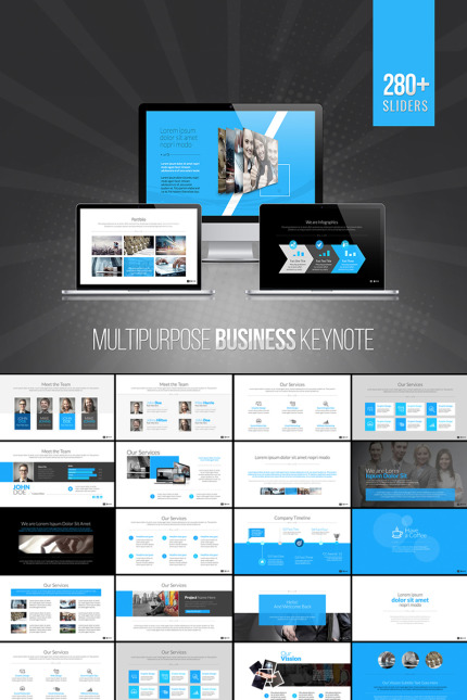 Kit Graphique #73626 Keynote Presentation Divers Modles Web - Logo template Preview