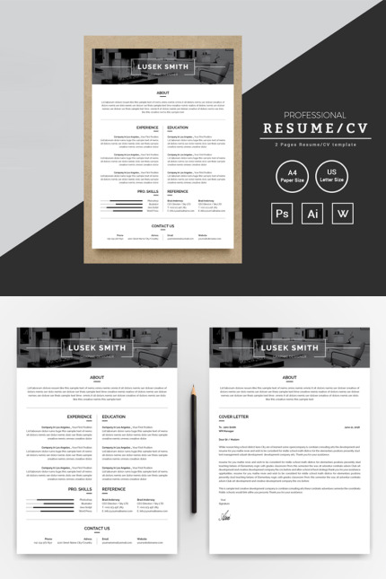 Kit Graphique #73647 Resume Cv Divers Modles Web - Logo template Preview