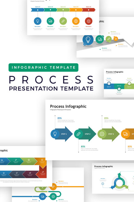 Kit Graphique #73753 Process Timeline Divers Modles Web - Logo template Preview