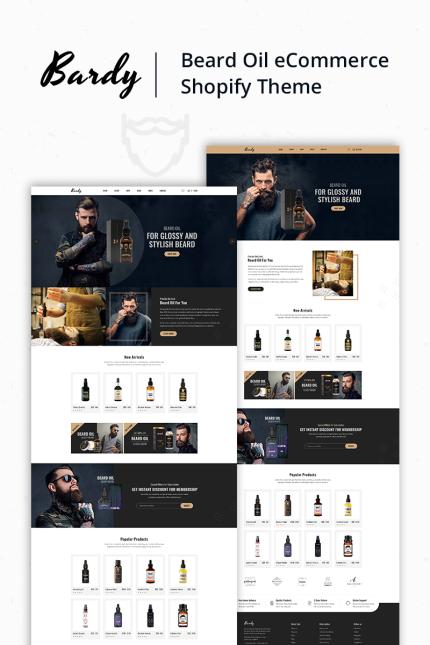 Kit Graphique #73919 Beard Beard-oil Divers Modles Web - Logo template Preview