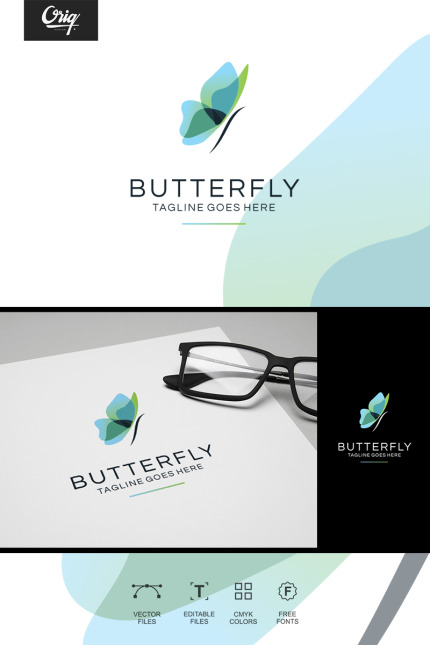 Kit Graphique #73928 Butterfly Animal Divers Modles Web - Logo template Preview