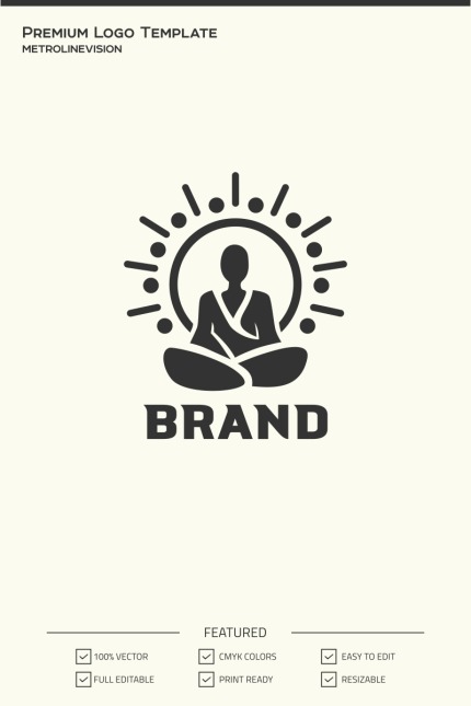 Kit Graphique #73954 Meditation Bndiction Divers Modles Web - Logo template Preview