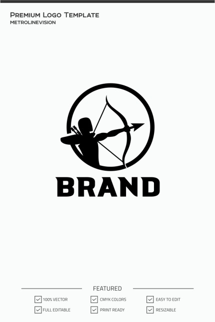 Kit Graphique #74030 Archer Archery Divers Modles Web - Logo template Preview