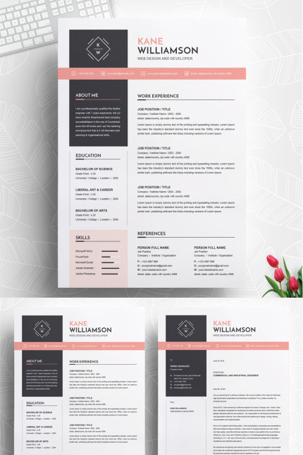 Kit Graphique #74143 Clean Resume Divers Modles Web - Logo template Preview