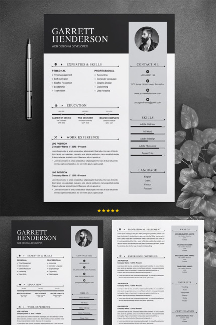 Kit Graphique #74183 Cv Template Divers Modles Web - Logo template Preview