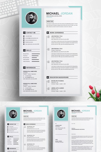 Kit Graphique #74247 Resume Template Divers Modles Web - Logo template Preview