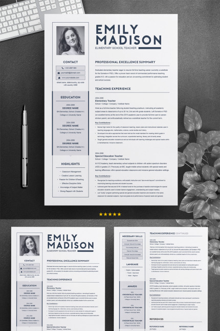 Kit Graphique #74367 Resume Template Divers Modles Web - Logo template Preview