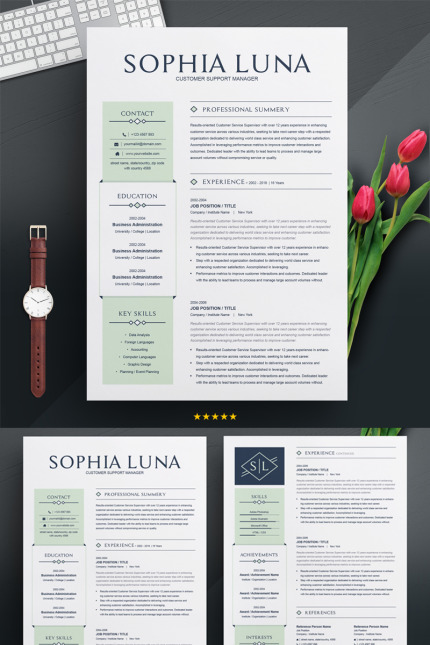 Kit Graphique #74528 Resume Template Divers Modles Web - Logo template Preview