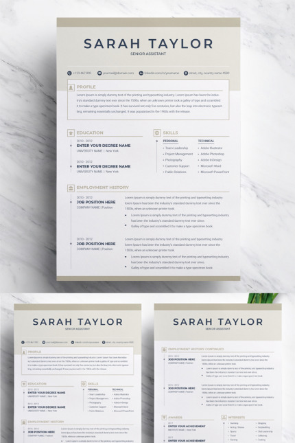 Kit Graphique #74556 Resume Template Divers Modles Web - Logo template Preview