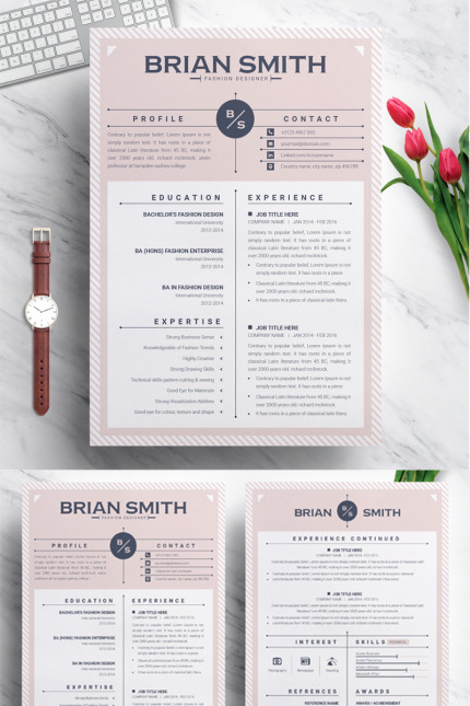 Kit Graphique #74559 Resume Template Divers Modles Web - Logo template Preview