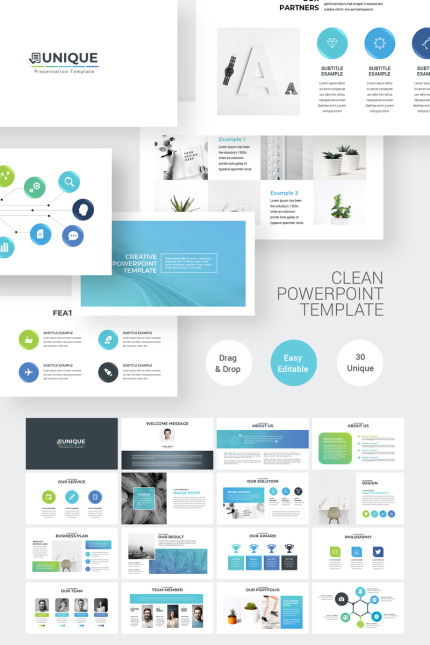 Kit Graphique #74618 Modern Powerpoint Divers Modles Web - Logo template Preview