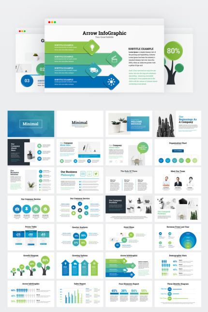 Kit Graphique #74705 Modern Powerpoint Divers Modles Web - Logo template Preview