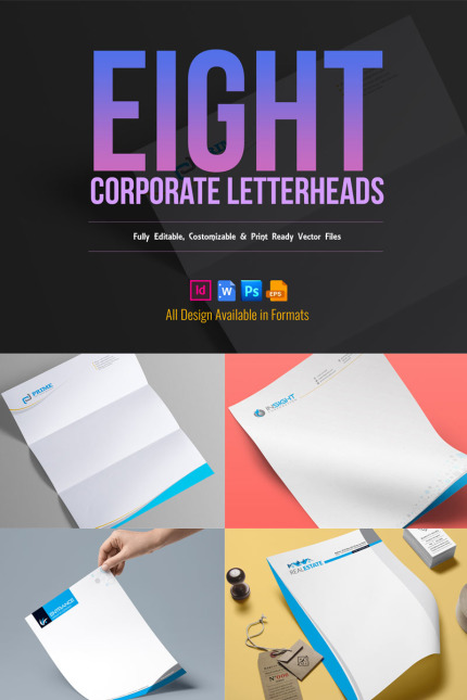 Kit Graphique #74867 Letterhead Template Divers Modles Web - Logo template Preview