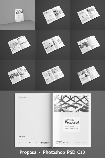 Kit Graphique #74956 Brief Brochure Divers Modles Web - Logo template Preview