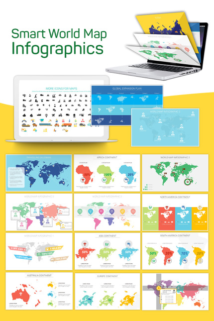 Kit Graphique #75227 World Map Divers Modles Web - Logo template Preview