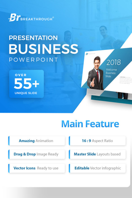 Kit Graphique #75239 Blue Business Divers Modles Web - Logo template Preview