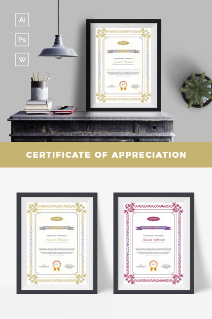 Kit Graphique #75241 Certificate Corporate Divers Modles Web - Logo template Preview