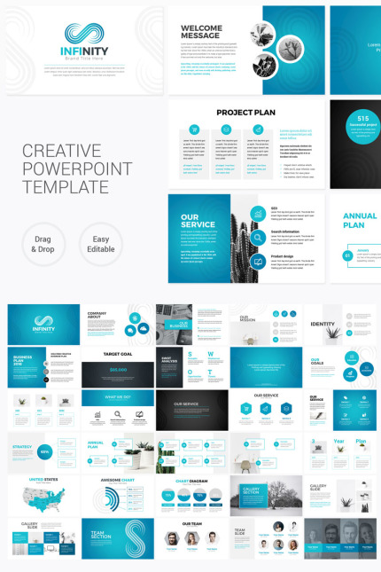 Kit Graphique #75324 Modern Powerpoint Divers Modles Web - Logo template Preview