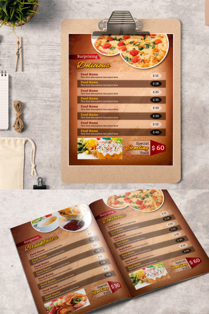 Kit Graphique #75400 Food Menu Divers Modles Web - Logo template Preview