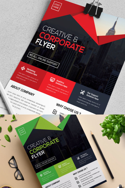 Kit Graphique #75484 Flyer Bundle Divers Modles Web - Logo template Preview