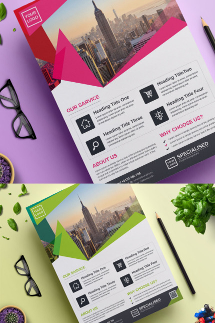 Kit Graphique #75486 Flyer Bundle Divers Modles Web - Logo template Preview