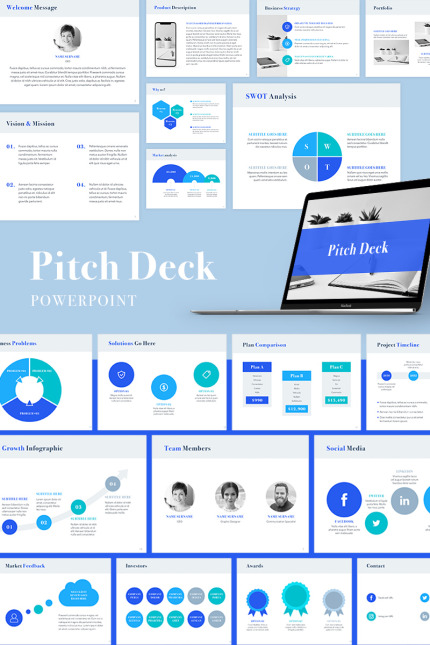 Kit Graphique #75549 Pitch Deck Divers Modles Web - Logo template Preview