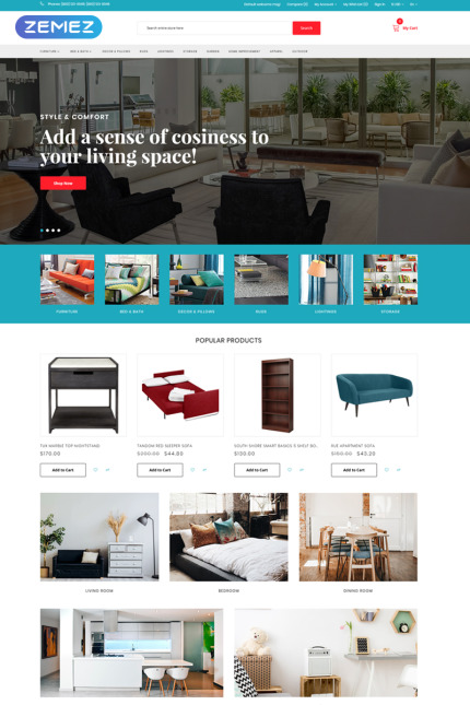 Kit Graphique #75671 Ecommerce Furniture Divers Modles Web - Logo template Preview