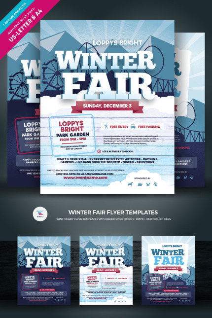 Kit Graphique #76128 Winter Fair Divers Modles Web - Logo template Preview