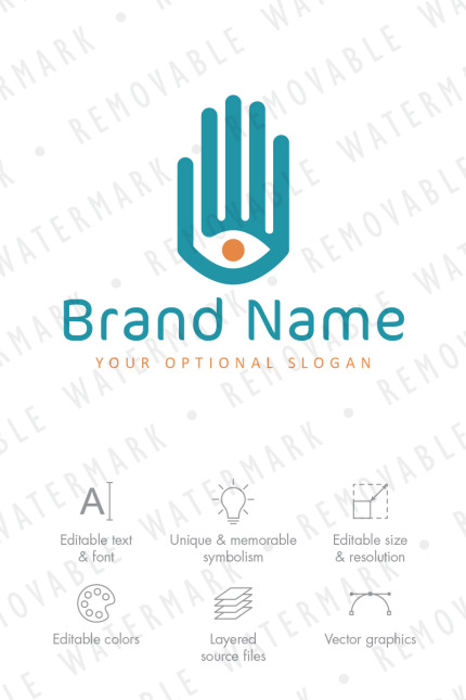 Kit Graphique #76161 Abstract Hand Divers Modles Web - Logo template Preview