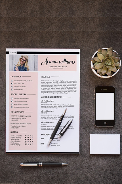 Kit Graphique #76222 Resume Cv Divers Modles Web - Logo template Preview