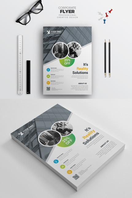 Kit Graphique #76227 A4 Annonce Divers Modles Web - Logo template Preview