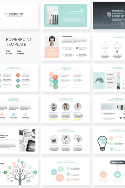 Kit Graphique #76239 Modern Powerpoint Divers Modles Web - Logo template Preview