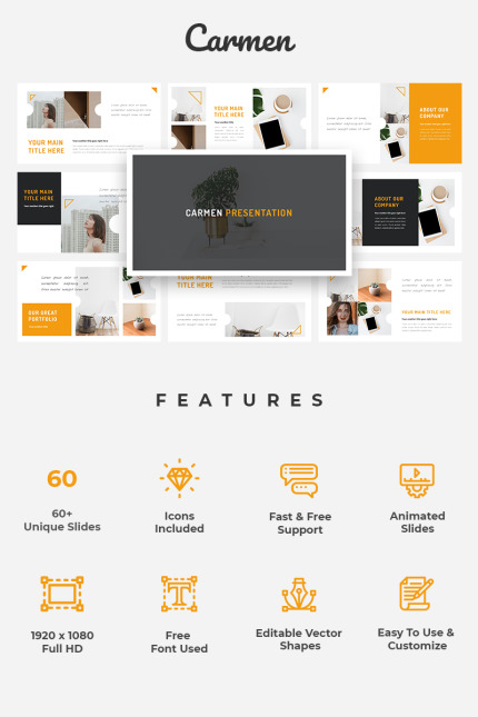 Kit Graphique #76303 Powerpoint Template Divers Modles Web - Logo template Preview