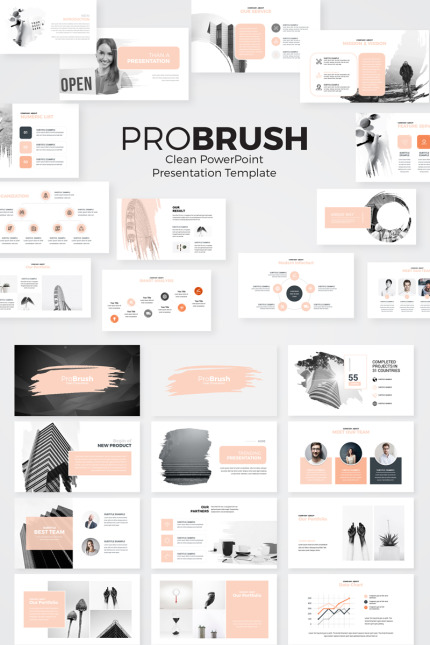 Kit Graphique #76387 Modern Powerpoint Divers Modles Web - Logo template Preview