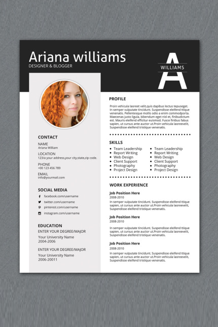 Kit Graphique #76402 Resume Designer Divers Modles Web - Logo template Preview