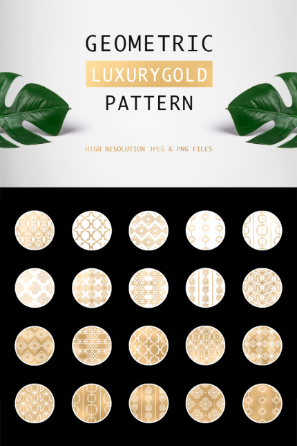 Kit Graphique #76624 Gold Pattern Divers Modles Web - Logo template Preview