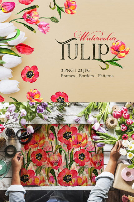 Kit Graphique #76702 Tulip Red Divers Modles Web - Logo template Preview