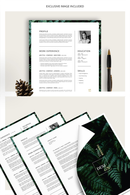 Kit Graphique #76713 Resume Cv Divers Modles Web - Logo template Preview