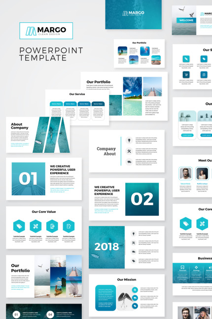 Kit Graphique #76722 Modern Powerpoint Divers Modles Web - Logo template Preview