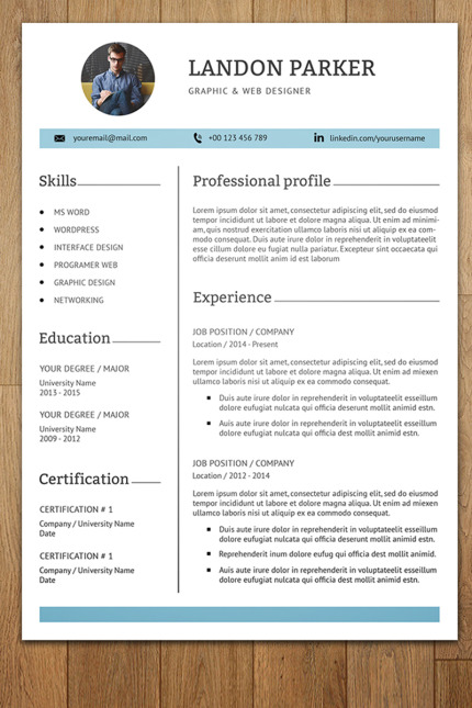 Kit Graphique #76774 Resume Template Divers Modles Web - Logo template Preview