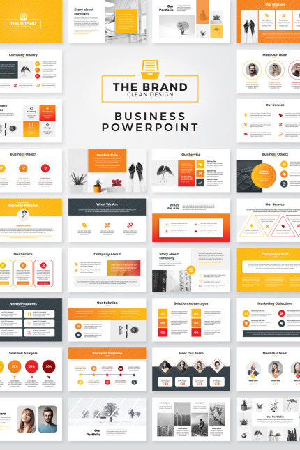 Kit Graphique #76776 Modern Powerpoint Divers Modles Web - Logo template Preview