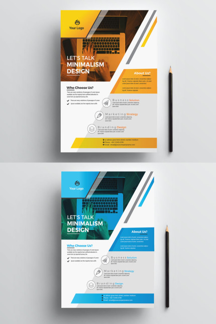 Kit Graphique #76981 Flyer Corporate Divers Modles Web - Logo template Preview