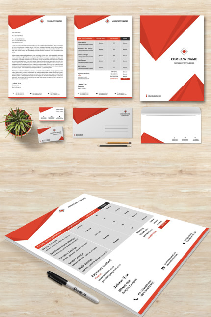 Kit Graphique #76982 Branding Corporate-identity Divers Modles Web - Logo template Preview