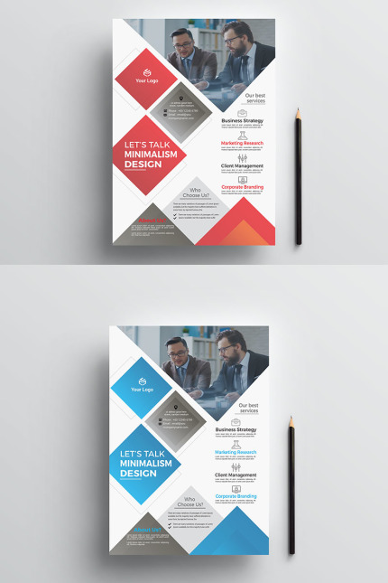 Kit Graphique #77046 Flyer Corporate Divers Modles Web - Logo template Preview