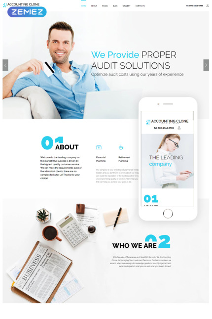 Kit Graphique #77295 Accounting Agency Divers Modles Web - Logo template Preview