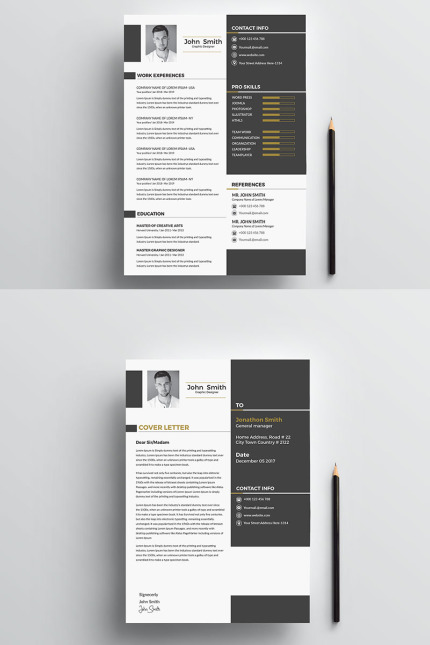 Kit Graphique #77366 Clean Resume Divers Modles Web - Logo template Preview